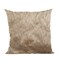 Edge Collections - Double sided 26" x 26" - Brown Gold - Luxury Faux Fur Rabbit Throw Pillow - 1 Piece